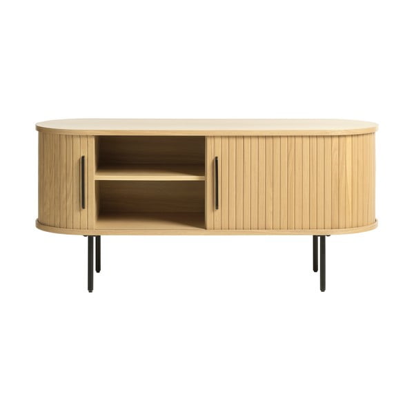 TV stol u dekoru hrasta 120x56 cm Nola - Unique Furniture-image-4