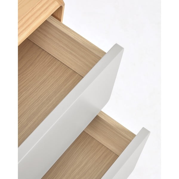 Sivi/u prirodnoj boji noćni ormarić Anielle – Kave Home-image-4