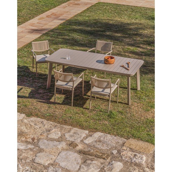 Metalni vrtni stol 100x220 cm Izola – Kave Home-image-3