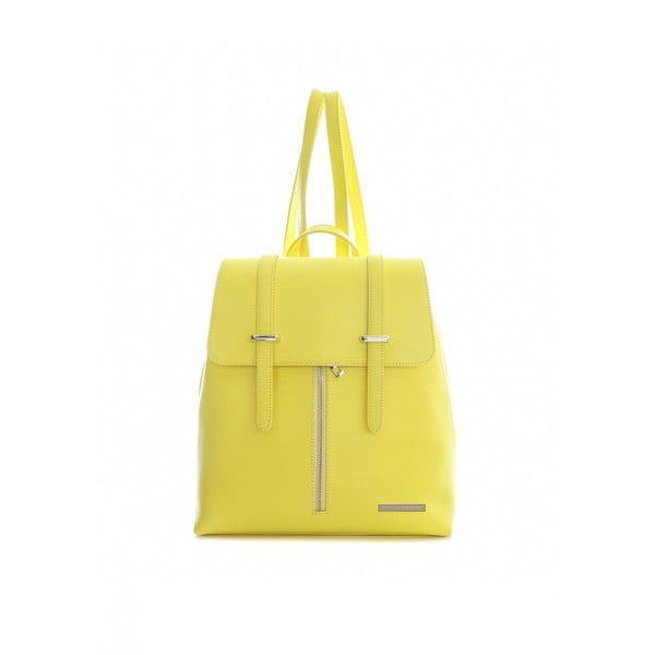 Žuti kožni ruksak Sofia Cardoni Angelica