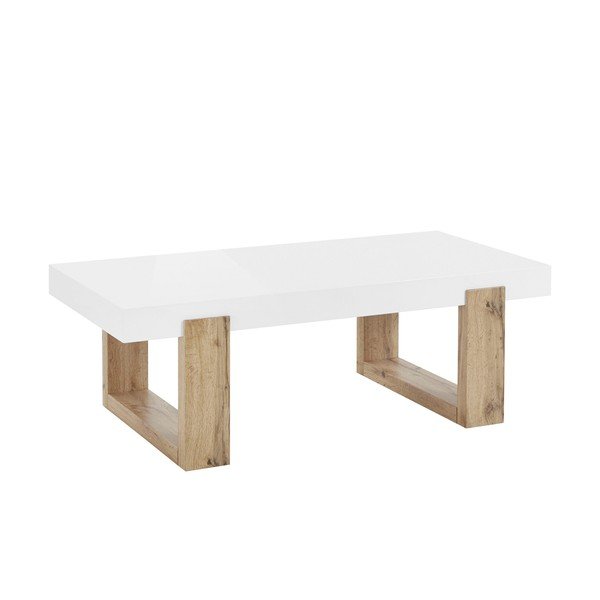 Bijeli stolić za kavu 60x120 cm Solid – Støraa-image-1