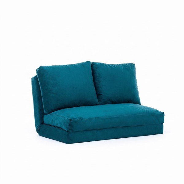 Petrolej zelena sklopiva sofa 120 cm Taida – Balcab Home