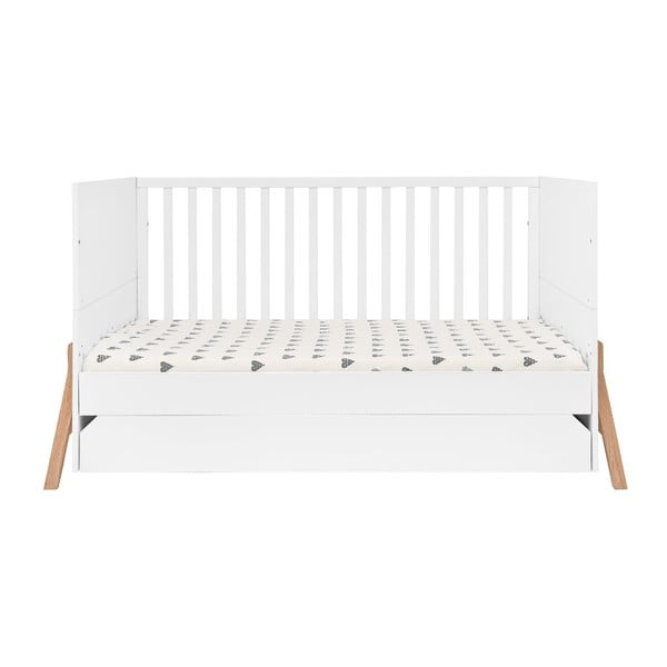 Bijeli dječji krevetić s ladicom BELLAMY Lotta, 70 x 140 cm-image-4