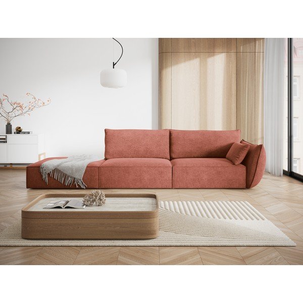 Crvena ležaljka (s desnim kutom) Vanda – Mazzini Sofas-image-1