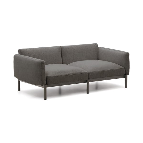 Siva podstavljena vrtna sofa Sorells – Kave Home-image-2