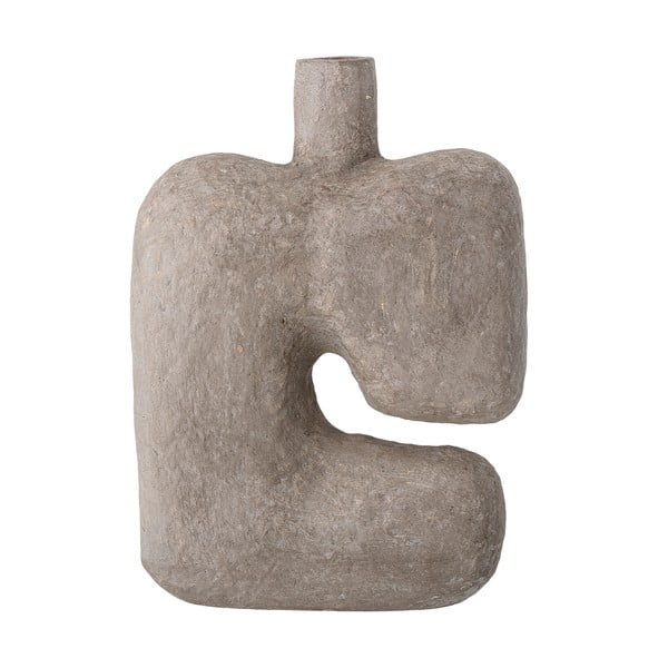 Siva ukrasna papirna vaza Bloomingville Banael, visina 36 cm-image-3