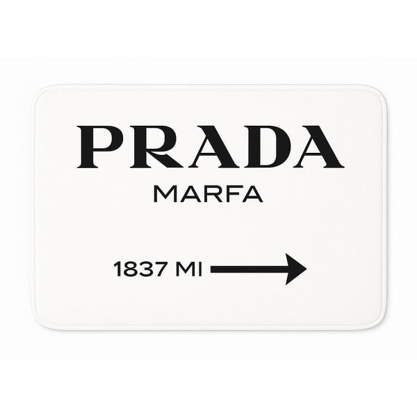 Bijele od samta kupaonske prostirke u setu 2 kom 60x100 cm Prada – Mila Home-image-3