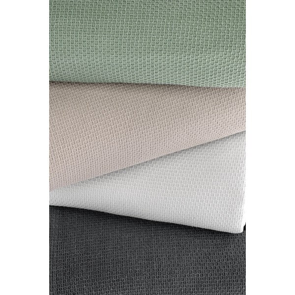 Bijeli pamučni prekrivač za bračni krevet 220x240 cm - Mijolnir-image-1