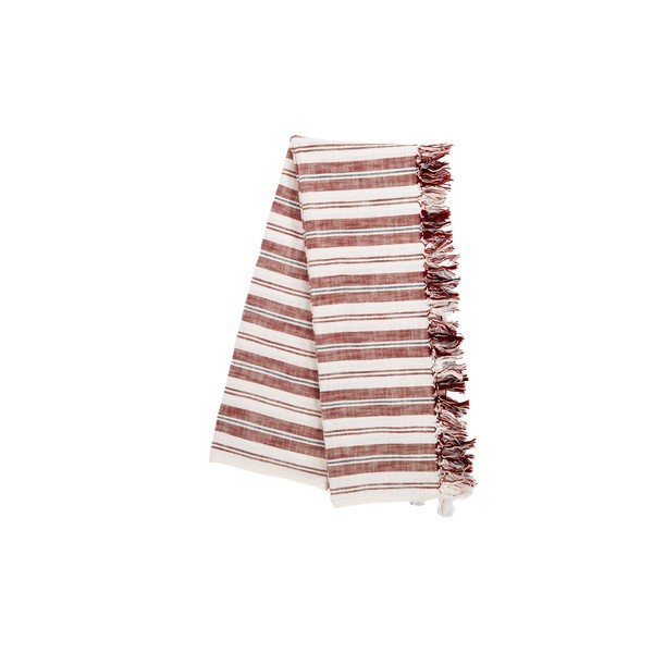 Pamučna deka boja terakote 150x200 cm Indira – Tiseco Home Studio-image-3