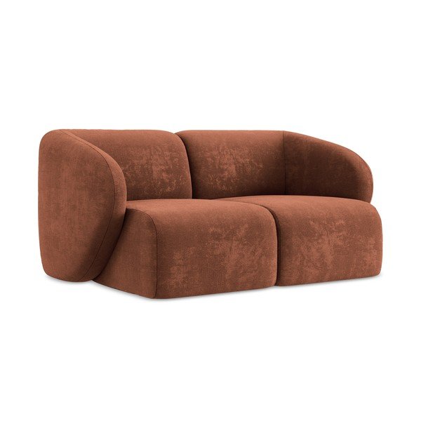 Sofa od šenila boja terakote 174 cm Lani – Makamii-image-1