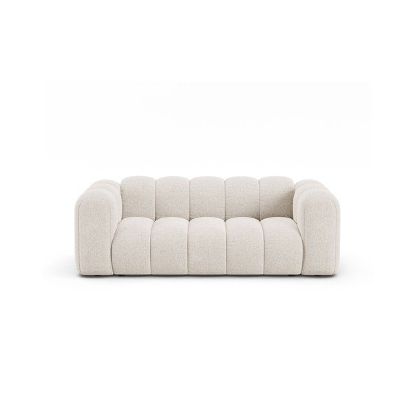 Krem sofa od šenila 200 cm Lupine – Micadoni 