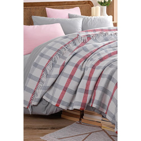 Sivi prekrivač 180x220 cm Warm Soft – Mijolnir-image-2