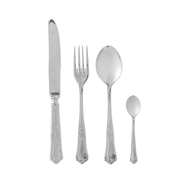 Pribor 16 kom od nehrđajućeg čelika u srebrnoj boji Tilly – Bloomingville