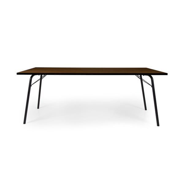 Tamnosmeđi blagovaonski stol Tenzo Daxx, 90 x 200 cm