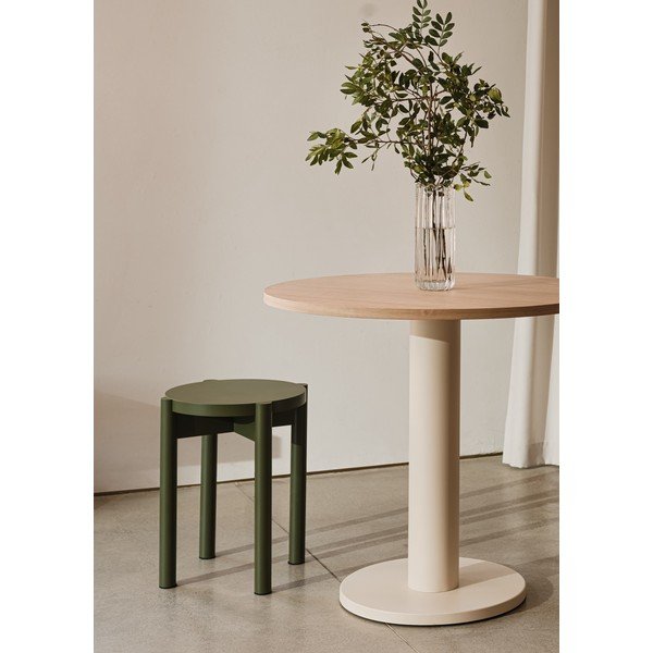 Zeleni stolac od masivne bukve Hopp – noo.ma-image-1