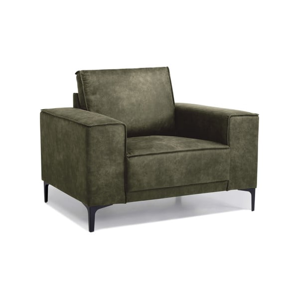 Zelena fotelja od imitacije kože Copenhagen – Scandic