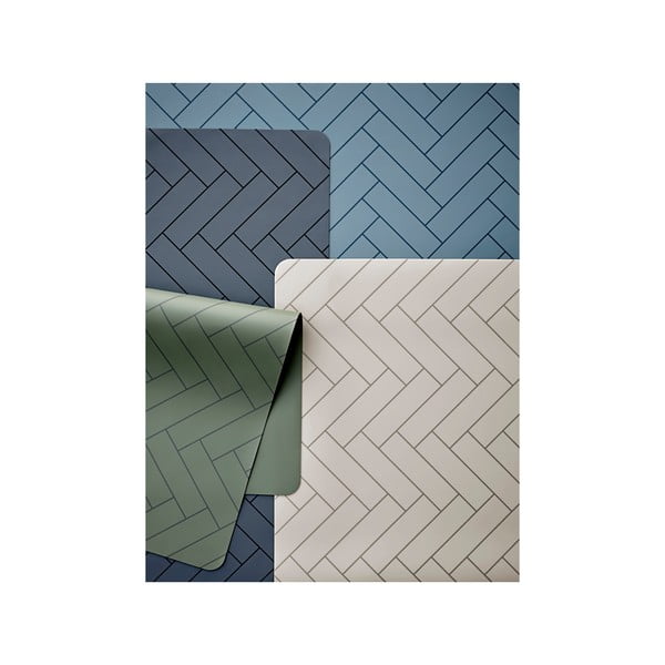 Bež silikonski podmetač Södahl Tiles, 33 x 48 cm-image-2