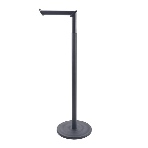 Mat crni željezan držač za WC papir Lava – Metaltex