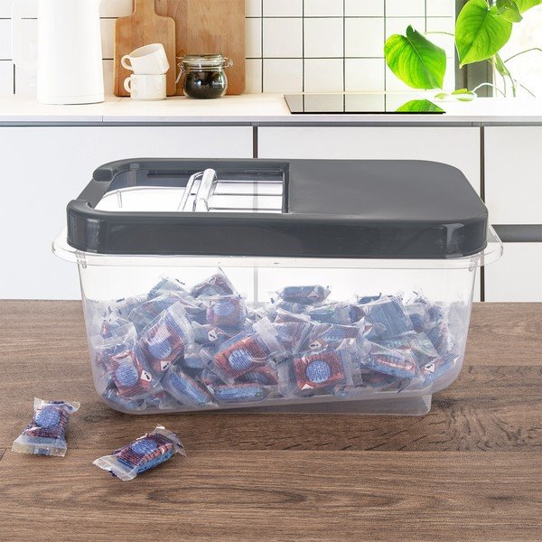 Plastična kutija za pohranu s poklopcem 35x20x18 cm Slop – Orion-image-4