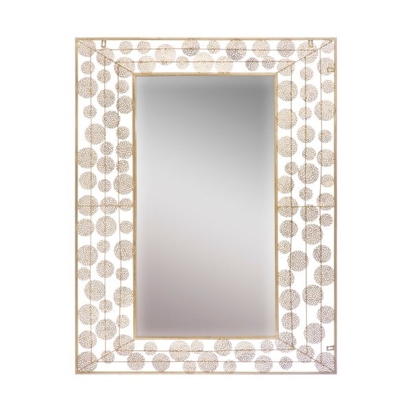 Zidno ogledalo u zlatnoj boji Mauro Ferretti Dish Glam, 85 x 110 cm