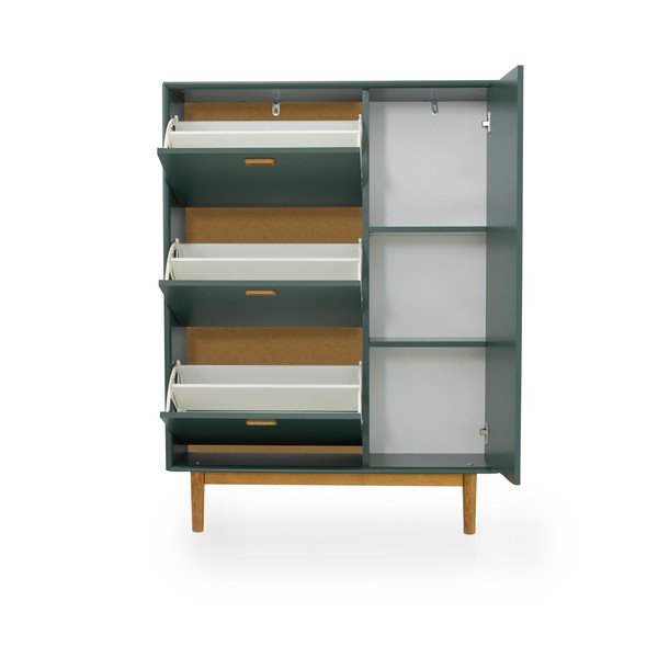 Zeleni preklopni ormarić za cipele Svea – Tenzo-image-2