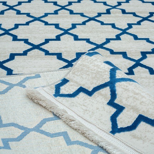 Tepih Rusallo Azul, 80 x 150 cm-image-1