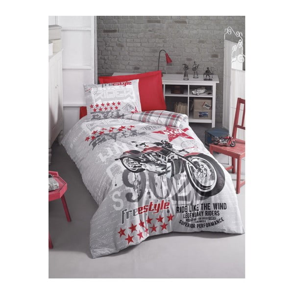 Posteljina s plahtama za krevet za jednu osobu Freestyle, 160 x 220 cm