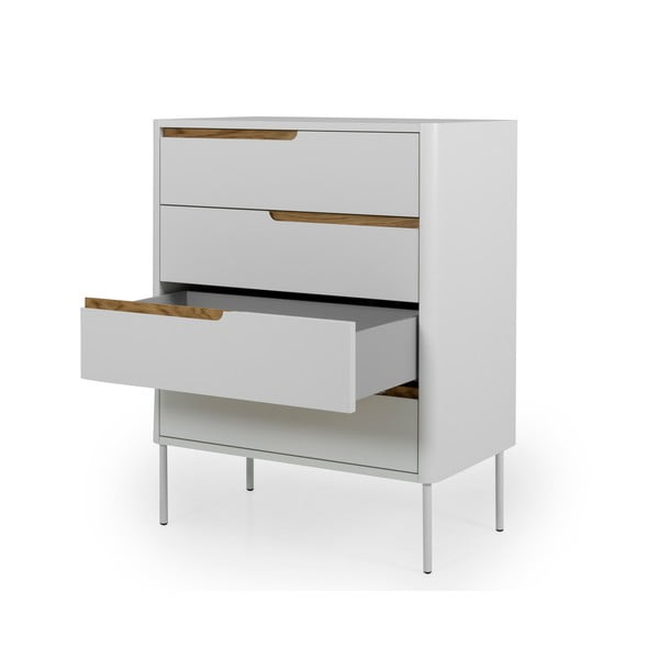 Bijela komoda Tenzo Switch, 80 x 102 cm-image-2