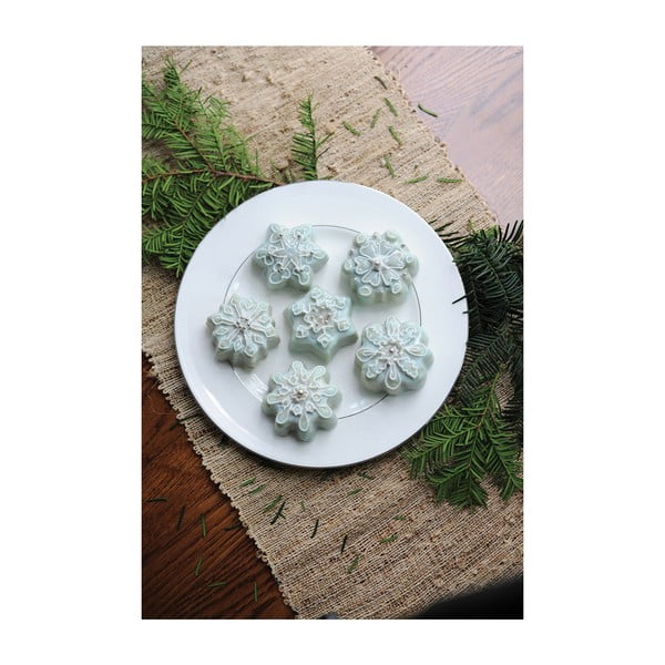 Kalup za 6 mini kuglofa u srebrnoj boji Nordic Ware Snowflakes, 700 ml-image-2