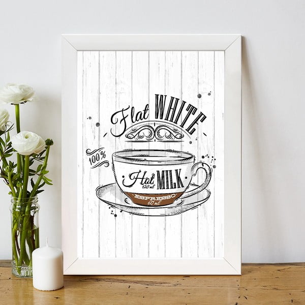 Slika 24x29 cm Flat White - Wallity-image-1