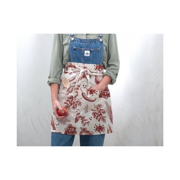 Really Nice Things Delantal Red Peppers pregača s cvijetom-image-2