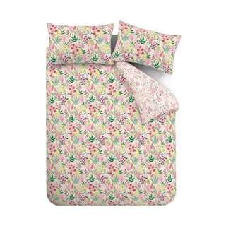 Ružičasta posteljina za bračni krevet/za produženi krevet 230x220 cm Tilly Floral – Catherine Lansfield