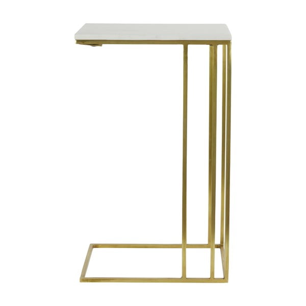 Pomoćni stol s pločom stola u mramornom dekoru 31x41 cm Roshan – Light & Living-image-4
