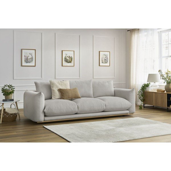 Svijetlo siva sofa 265 cm Ernest – Bobochic Paris-image-1