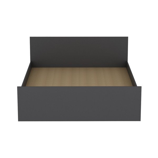 Antracitno sivi bračni krevet 160x200 cm Kale – Kalune Design-image-2