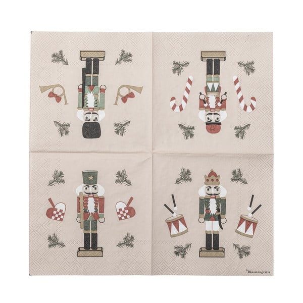 Papirnati ubrusi u setu 20 kom 25x25 cm Jolly – Bloomingville-image-4