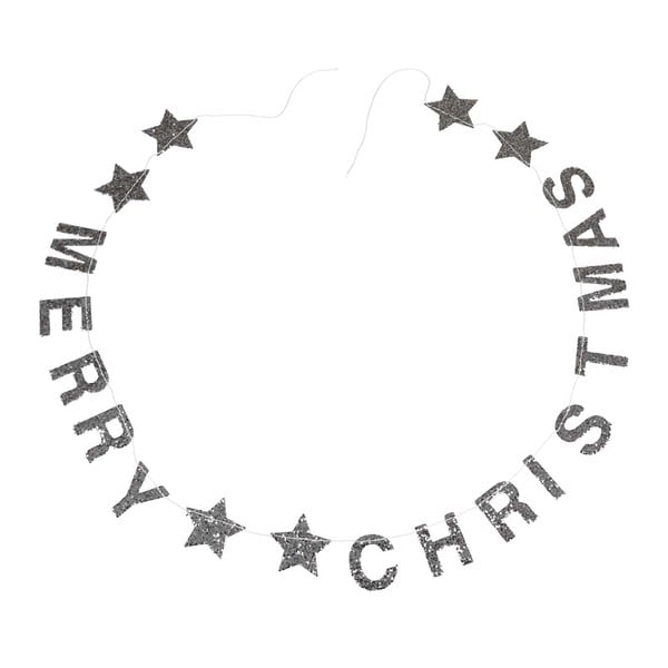 Božićna girlanda s natpisom Rex London Silver Stars