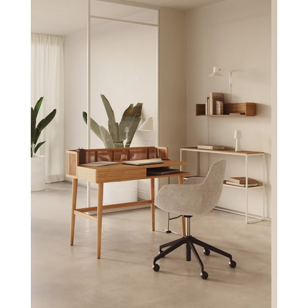 Bež uredska stolica Tissiana – Kave Home-image-1