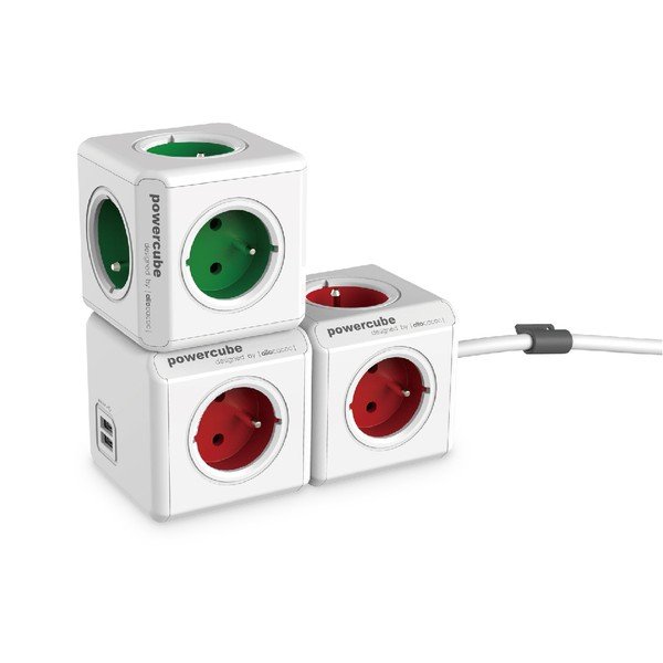 Razdjelnik utičnica 12 cm PowerCube Original USB – Cubenest-image-3