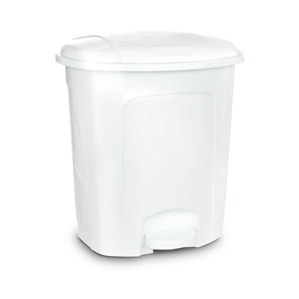 Bijela plastična kanta za smeće s pedalom 3 l – Orion