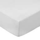 Bijela plahta s gumom od pamučnog perkala 90x190 cm Cotton Percale – Bianca