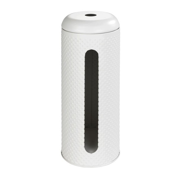 Bijeli dozator za toaletni papir od nehrđajućeg čelika Wenko Punto