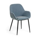 Plava podstavljena blagovaonska stolica Konna – Kave Home