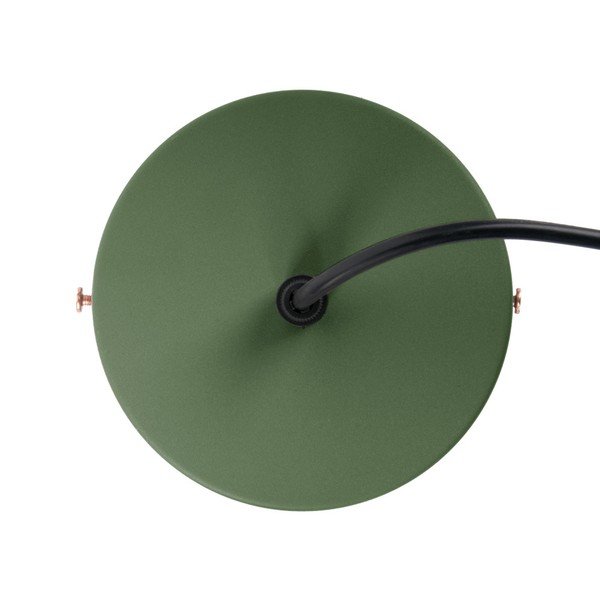 Zelena viseća lampa detaljima u boji bakra Leitmotiv Mingle, ⌀ 21 cm-image-1