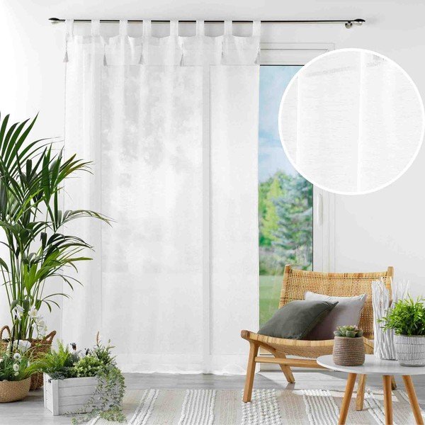 Bijela prozirna zavjesa 140x240 cm Dalila – douceur d'intérieur-image-4