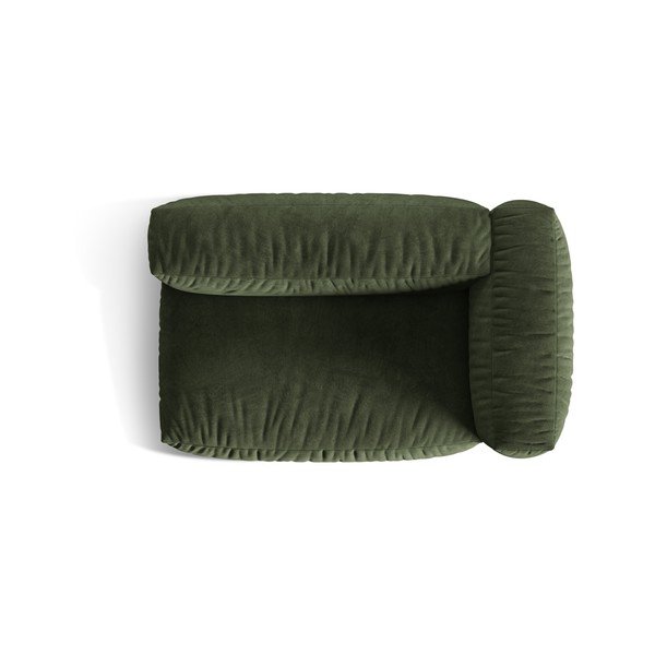 Zelena baršunasti modularna sjedeća garnitura (s desnim kutom) Martina – Micadoni -image-3