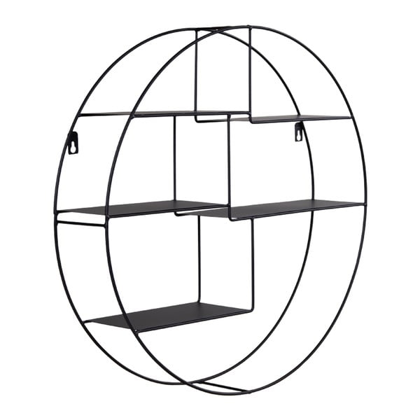 Crna metalna polica Genk - House Nordic-image-1