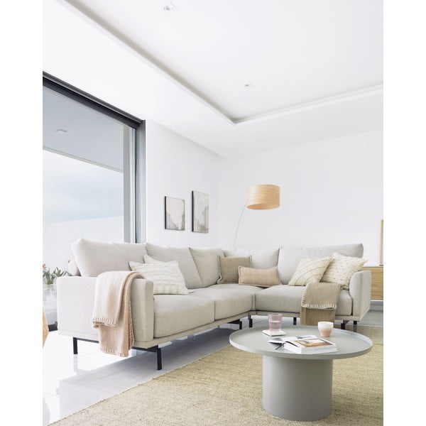 Metalni okrugao pomoćni stol ø 72 cm Fleksa – Kave Home-image-2