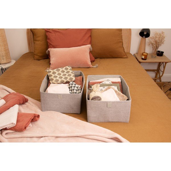 Siva kutija za pohranu Compactor Oxford, 42 x 36 cm-image-2