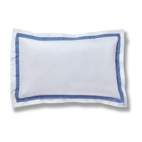 Plava navlaka za jastuk Bianca Chambray, 50 x 75 cm
